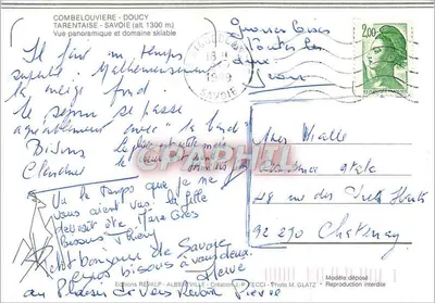 Combelouvière — widok panoramiczny i strefa narciarska — Wydawnictwo REVALP — Rewers