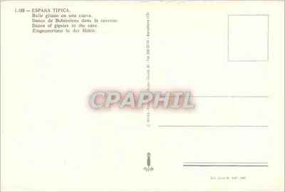 España Típica — Gitanska taniec w jaskini — C. RIVAS, Fotografías, Barcelona (13) — Rewers