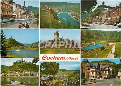 Cochem/Mosel — vista panorâmica — Cornely Verlag, n° 11641