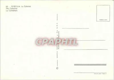 Segovia - Katedra — wydawca COBAS A. Cía. S.R.C. — Rewers