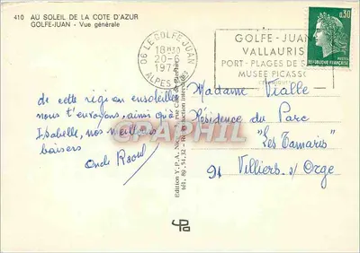 Golfe-Juan — Widok ogólny — Wydawnictwo Y.P.A. Nice — Rewers