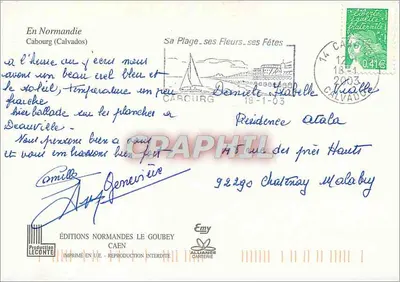 Hotel Cabourg — Cabourg — Wydawnictwo Normandzkie Le Goubey — Rewers