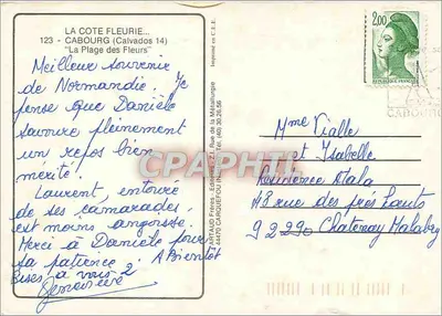 Cabourg — La Digue, Grand Hotel, Plaża, Hotel Normandie, Port Yachtów, Kasyno — Wydawca Artaud Fieux, Wydawca Matalurgie — Rewers