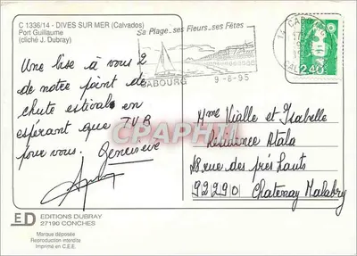 Dives-sur-Mer — Port Guillaume — Wydawnictwo Dubray — Rewers
