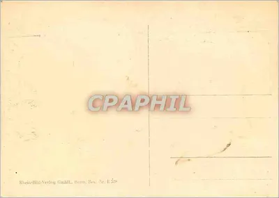 Interior do castelo de Augustusburg em Brühl — editor Rhénan-Bild-Verlag, n° E 538 — Verso