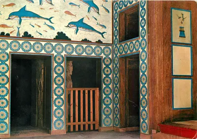 Apartamento da Rainha em Knossos — Museu de Cnossos — Editor DELTA, n° 30872