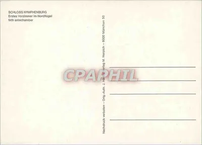 Zamek Nymphenburg — pierwszy przedpokój w północnym skrzydle — Rewers