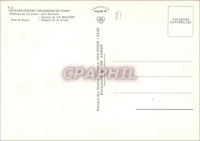 Góry Tarnu — widok panoramiczny — Société des Cartes Postales APA-POUX — Rewers