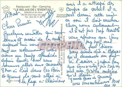 Cascades du Herisson — Le Relais de l'Eventail — Jura turystyczny — Rewers