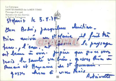 Saintes-Maries-de-la-Mer — Camargue — Uitgaven MATHY — Achterkant
