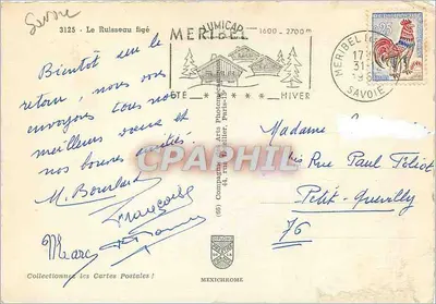 Zamrożony strumień — Meribel — Mexichrome — Rewers