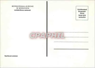 Bürgersaalkirche — wnętrze — Lichtbild Bruno Jantowski — Rewers