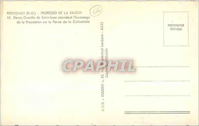Perpignan — Dévotion da Santa Crucificação — Norbo — Verso