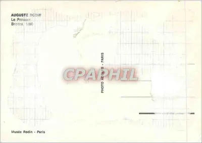 ले पेंसेयर — ऑगस्ट रोडिन, ब्रॉंज़ 1880 — फोटो अल्टेस - पेरिस — पीछे
