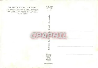 La Baule-les-Pins — Côte d'Amour — Art Editions Jos — Rückseite