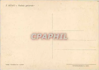 S. Remo — Vista geral — Fototipia Berretta-Terni — Verso