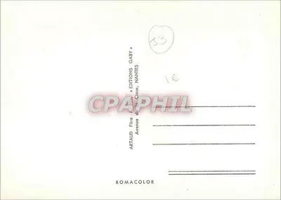Mayenne 53 — Cartolina panoramica con mappa e luoghi emblematici — Edizioni Craphil — Verso