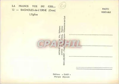 Bagnolles-de-l'Orne — The Church — Publisher Gaby — Back