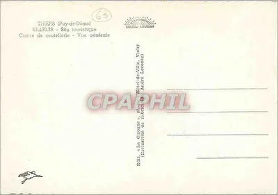 Thiers (Puy-de-Dôme) — widok ogólny — wyd. « La Cigogne » — Rewers