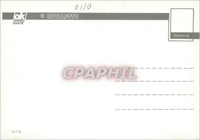 Zachód słońca między skałami — Rotalfoto — seria 0/10 — Rewers