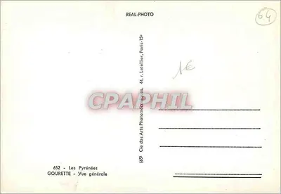 Los Pirineos — Vista general — Gourette, París — Reverso