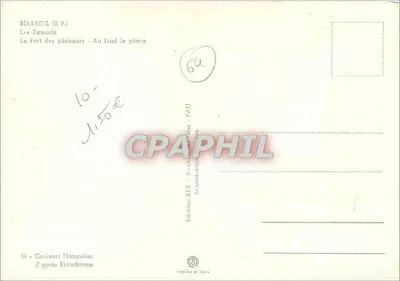 Biarritz (B.P.) — Les Tamorits — Éditions REX — Verso