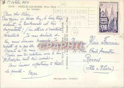 Amélie-les-Bains — Das Casino — Verlag: Editions « Amélie et Bains » — Rückseite