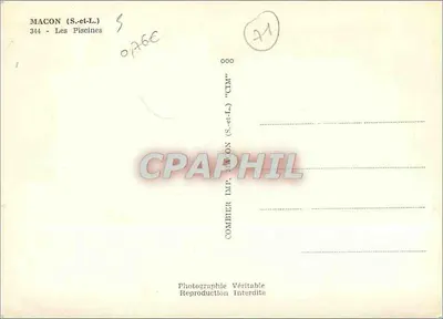 Macon (S.-et-L.) — Baseny — Combier Imp. (S.-et-L.) n°344 — Rewers