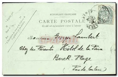Vichy — Um canto do Parque — LL. n°43 — Verso