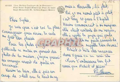 A Provença — sites e monumentos — Edições S.L. n° 60.035 — Verso