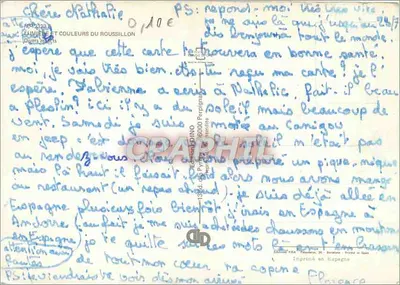 Paisagens do Roussillon — Edição Dino, n° 2322 — Verso
