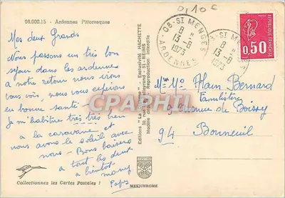 Pitoreskie Ardennes — Wydawnictwo IRIS — nr 08.000.15 — Rewers