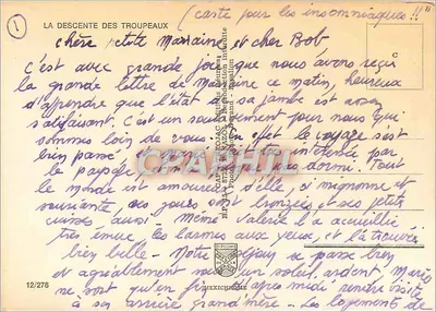 A descida do rebanho — edição Iris — n° 12/278 — Verso