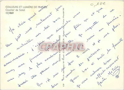 Zachód słońca — Kolor i światło Francji — Wydawnictwo Jean-Guérés — Rewers