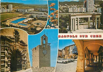 Bagnols-sur-Cèze — vista panorâmica — Edições Discoet