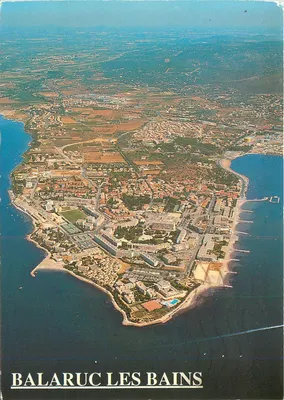 Balaruc-les-Bains — vista aérea — Edições 100 Villeurbane