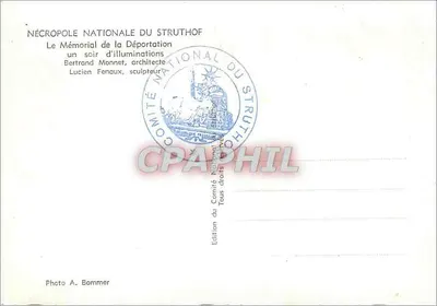 Nécropole Nationale du Struthof — Mémorial deportowanych — Wydanie Komitetu Narodowego Struthof — Rewers