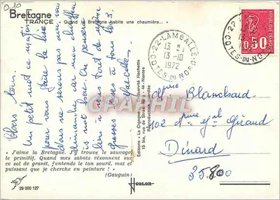 La Maison Bretonne — La Cigogne — Edizioni La Cigogne, Nantes — Verso