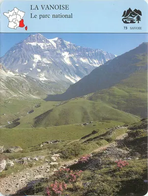 A Vanoise — O parque nacional — VPC Larousse Laffont n° R8-00-046
