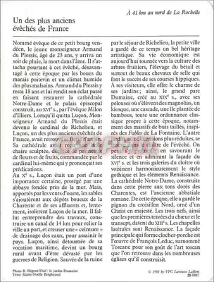 Luçon — A cidade — VPC Larousse Laffont — Verso