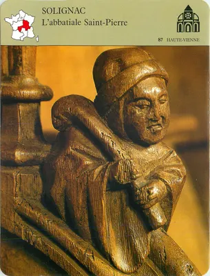 Solignac — A abbatial Saint-Pierre — VPC Larousse Laffont n°20-0588