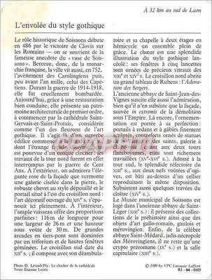 Soissons — A cidade — VPC Larousse Laffont R1-04-0105 — Verso