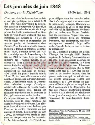 Dni czerwca 1848 — Życie polityczne — Édito-Service S.A., Genewa — Rewers