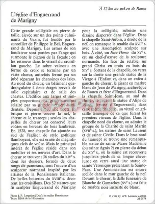 ÉCOUIS — Kolegiata — VPC Larousse Laffont n°20-0874 — Rewers