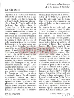 Salins-les-Bains — Miasto — 39 JURA — Rewers