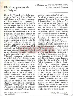 SARLAT-LA-CANÉDA — Miasto — VPC Larousse 20-6896 — Rewers