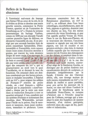 Strasbourg — Dzielnica Petite France — BAS-RHIN 67 — Rewers
