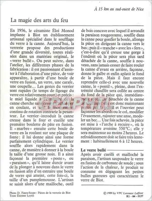 BIOT — szklarnia — VPC Larousse Laffont n° 06 — Rewers