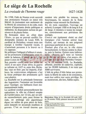 Obrońca La Rochelle — 1627-1628 — Wydawnictwo Service S.A., Genewa — Rewers