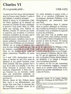 Karol VI — 1368-1422 — GRAPHPHIL — Rewers